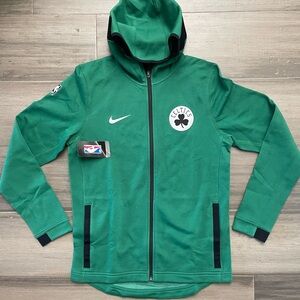 NEW NIKE YOUTH/KIDS BOSTON CELTICS SHOWTIME ON-COURT HOODIE GREEN LARGE/14-16